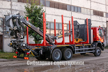 Cортиментовоз IVECO-AMT 633920 с КМУ 