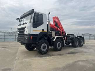 Тягач АМТ N.V. 732910 (8x8) 480 л.с. шины 425/85R21 с КМУ Fassi F215
