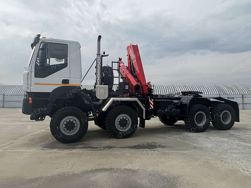 Тягач АМТ N.V. 732910 (8x8) 480 л.с. шины 425/85R21 с КМУ Fassi F215