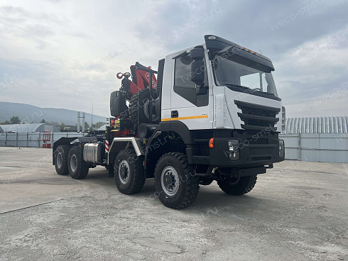 Тягач АМТ N.V. 732910 (8x8) 480 л.с. шины 425/85R21 с КМУ Fassi F215